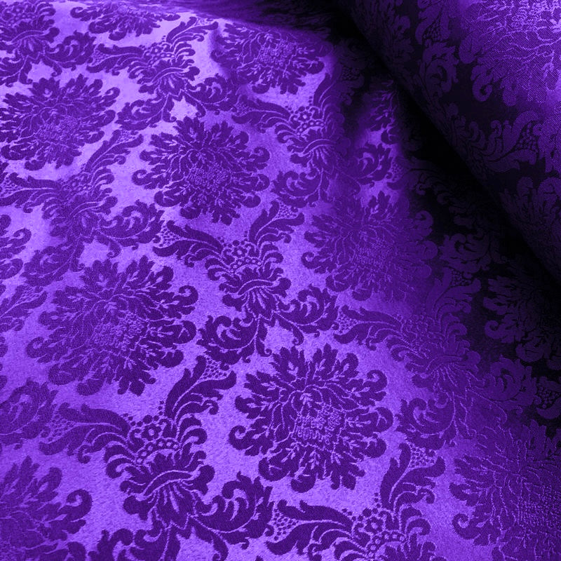 Adamascado morado 1,40x1,40