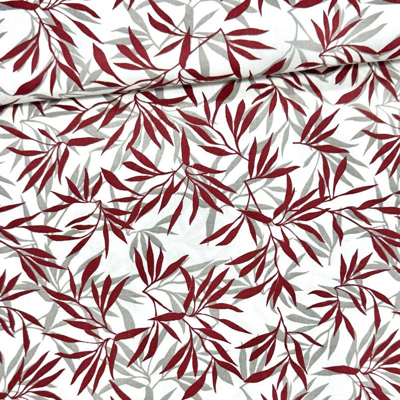 Algodón Bambú granate 1,40x1,00