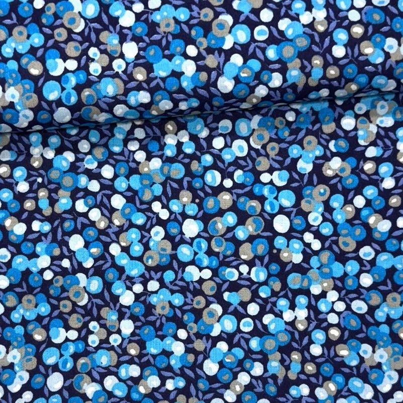 Algodón Bayas blue 1,40x1,00