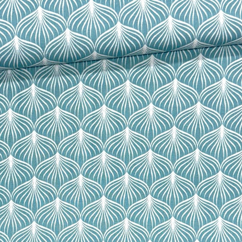 Algodón Deco aguamarina 1,40x1,00