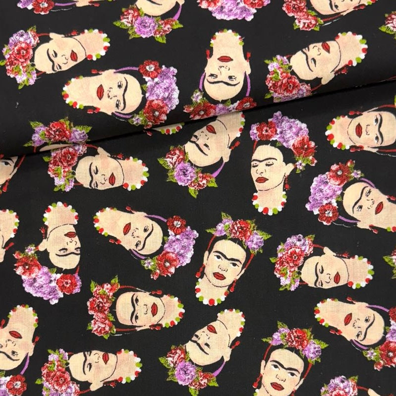 Algodón Frida black 1,40x1,00