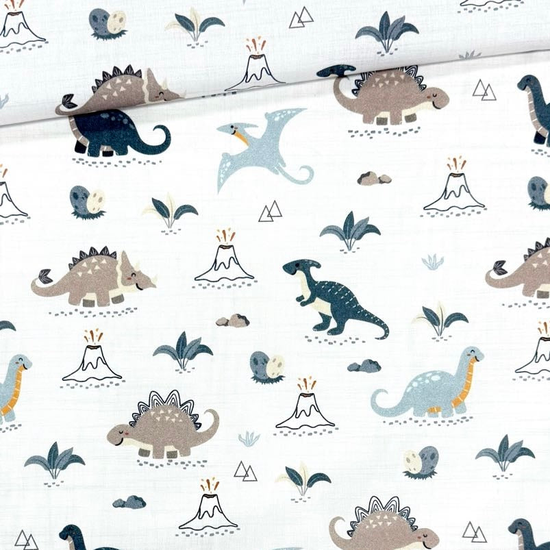 Algodón Happy Dinos 1,40x1,00