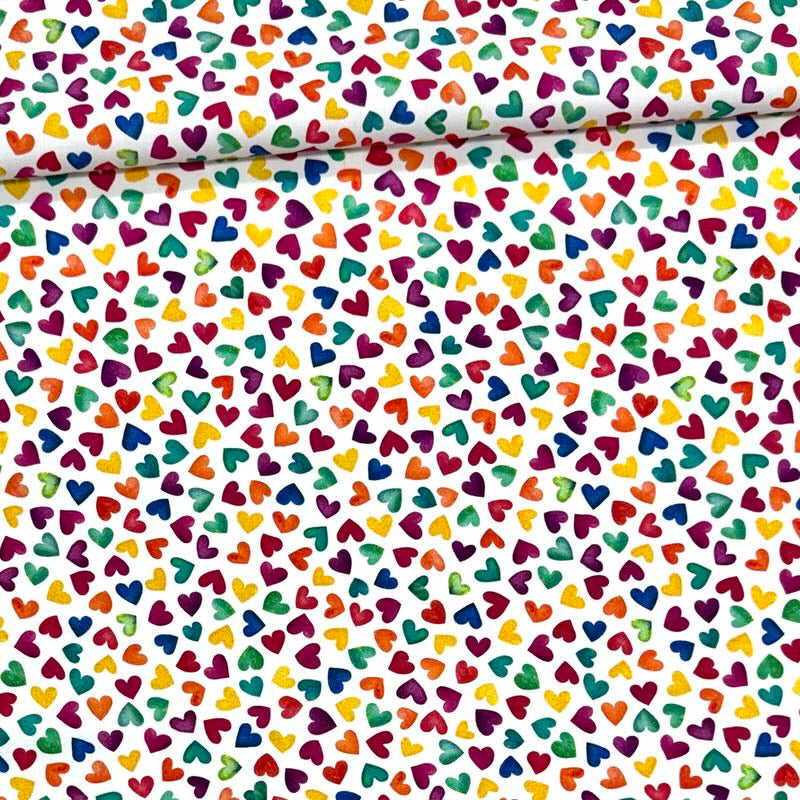 Algodón Premium Hearts Pop 1,40x1,00