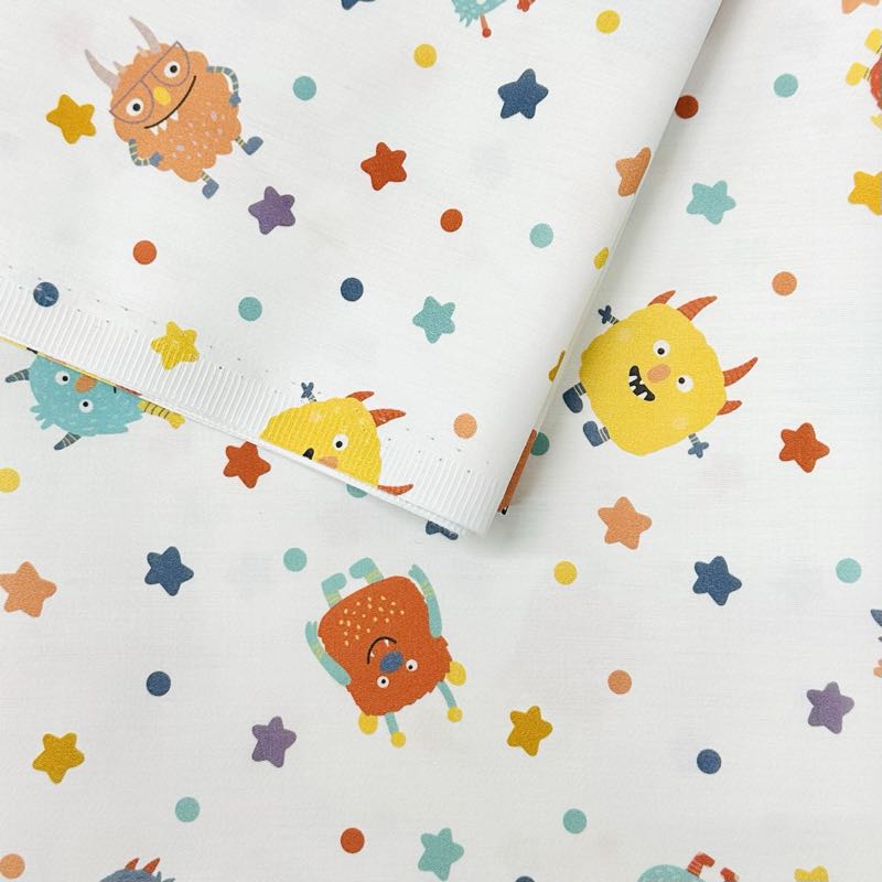 Algodón Little Monsters 1,40x1,00