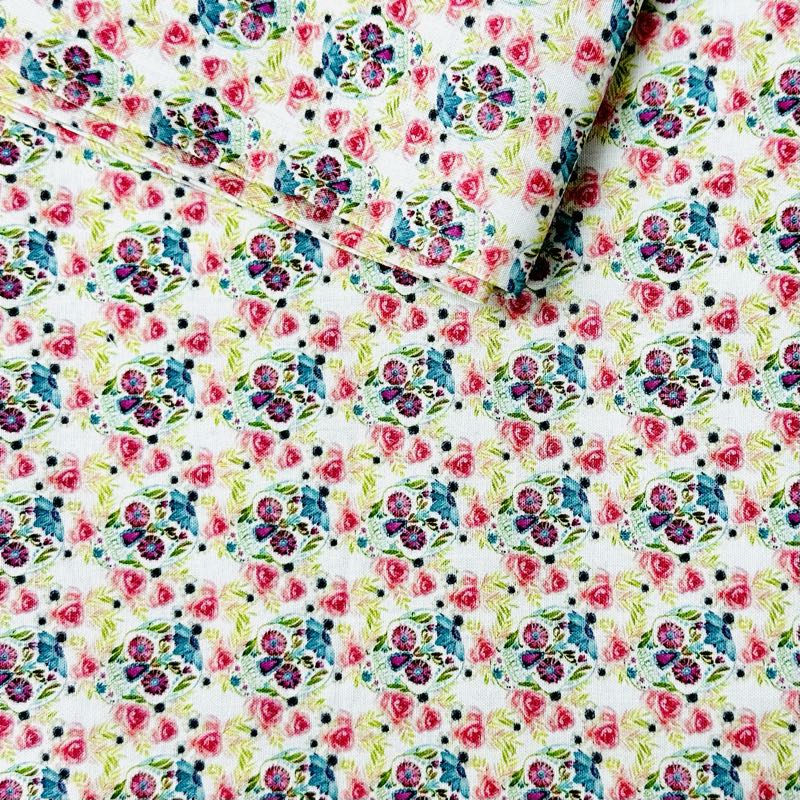 Algodón Mini Calaveras 1,40x1,00