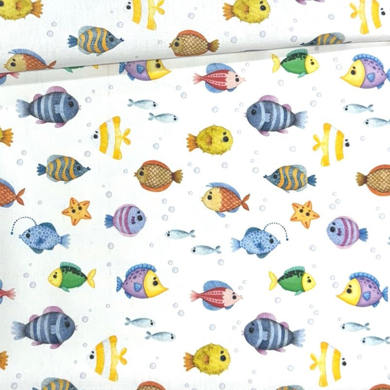 Algodón Peces Pop 1,40x1,00