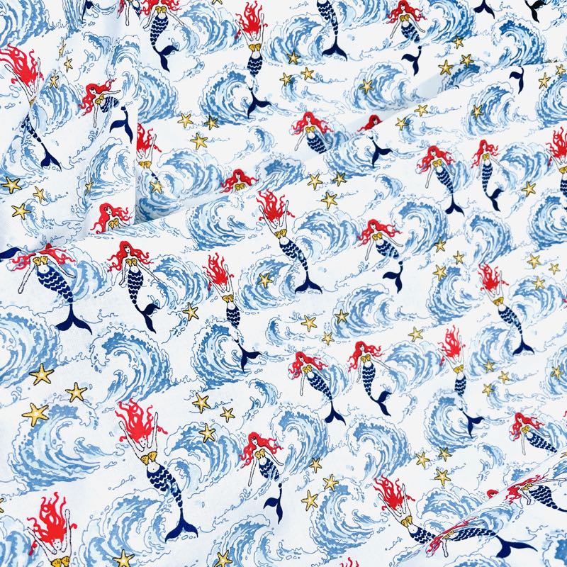 Algodón Sirenitas 1,40x1,00
