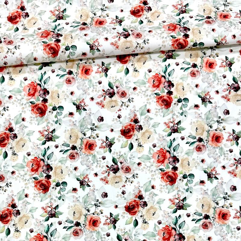 Algodón Premium Water Flowers 1,40x1,00
