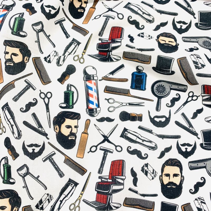 Algodón Barber Shop 1,40x1,00