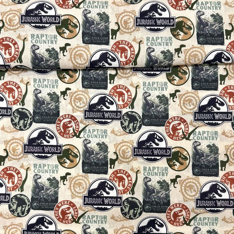Algodón Jurassic World 1,40x1,00