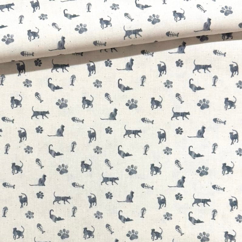 Algodón Hungry cats 1,40x1,00