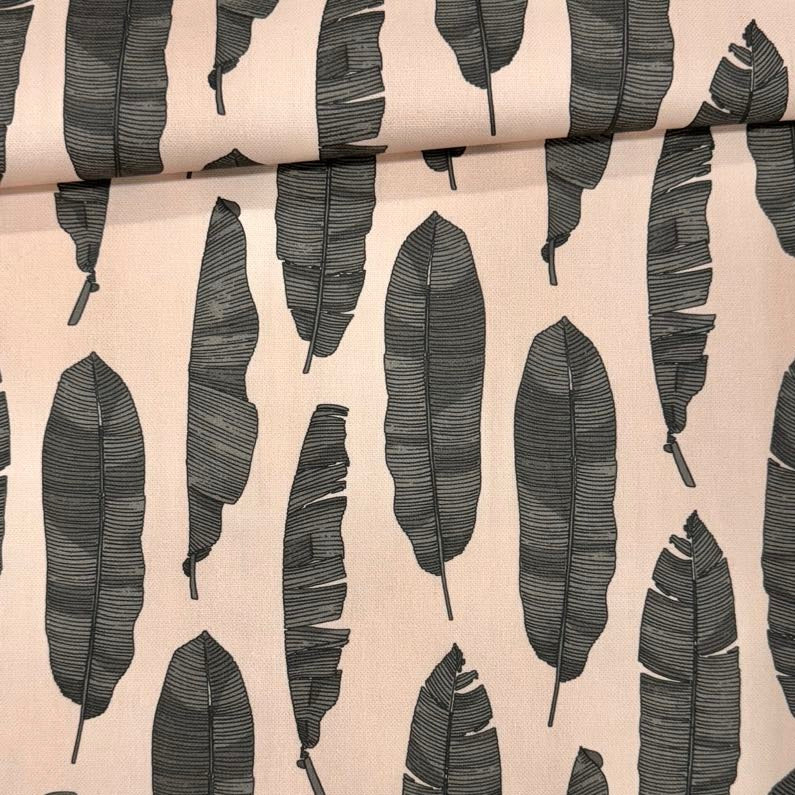 Loneta ID Premium Feuilles salmón 1,40x1,00