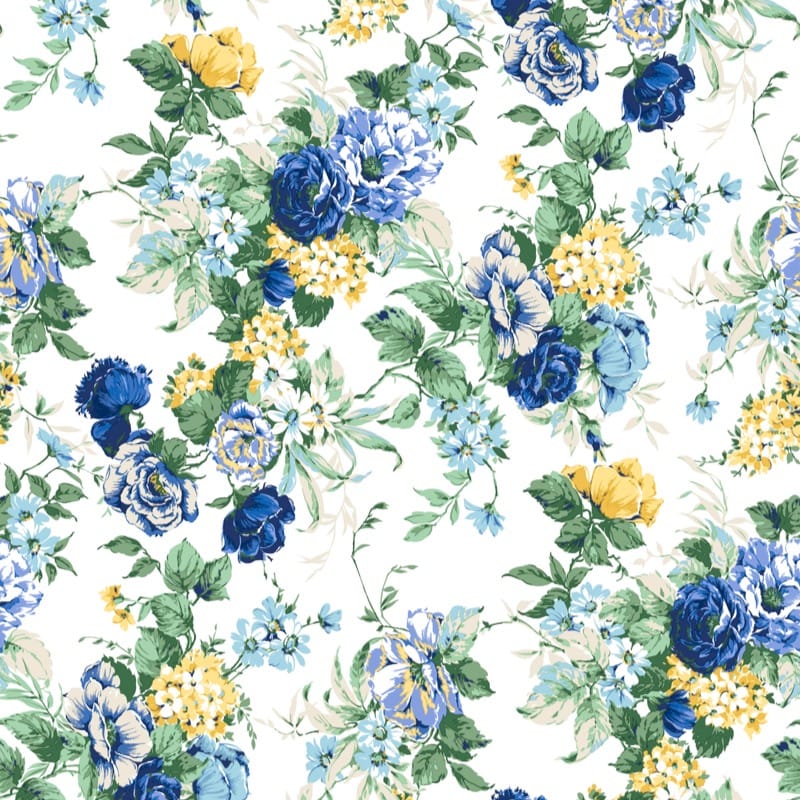 Loneta Magnolia azul 1,40x1,00