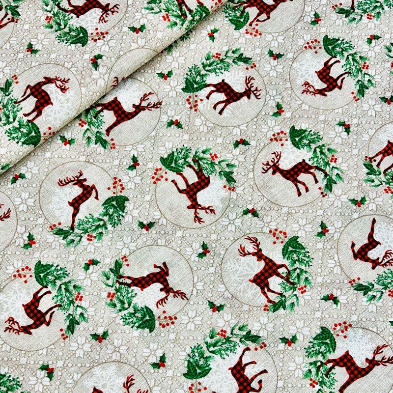 Loneta Navidad Renos 1,40x1,00