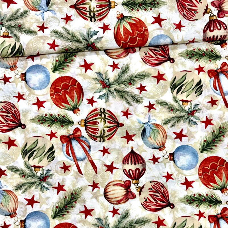 Loneta Navidad Balls 1,40x1,40