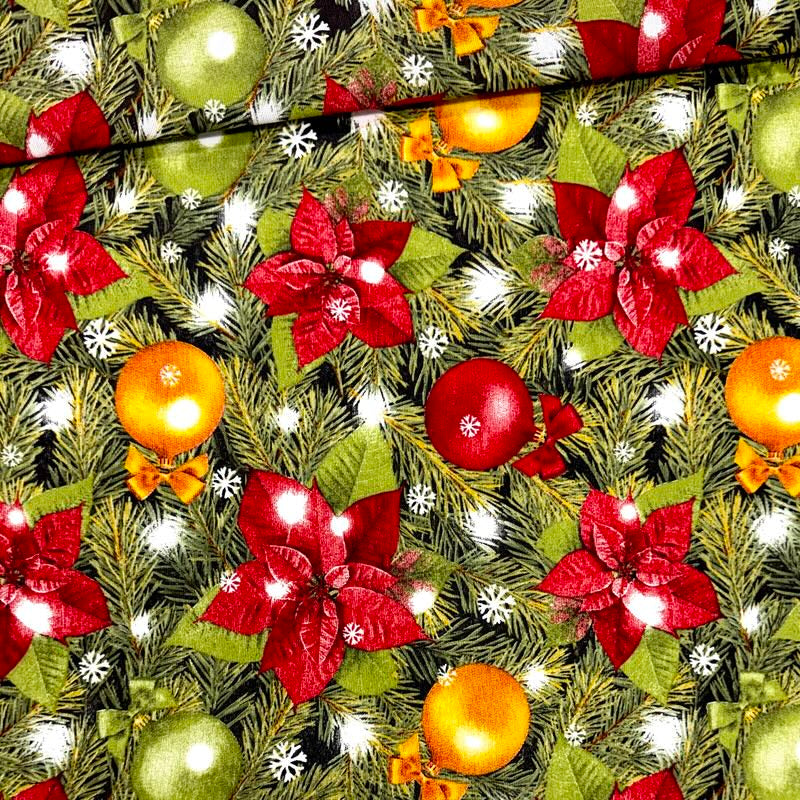 Loneta Navidad Green 1,40x1,40
