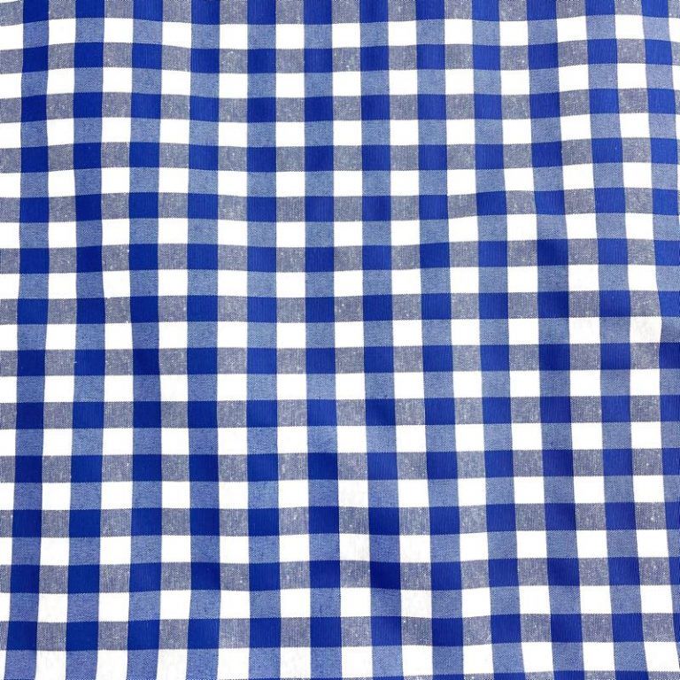 Loneta Cuadros azul 1,40x2,00