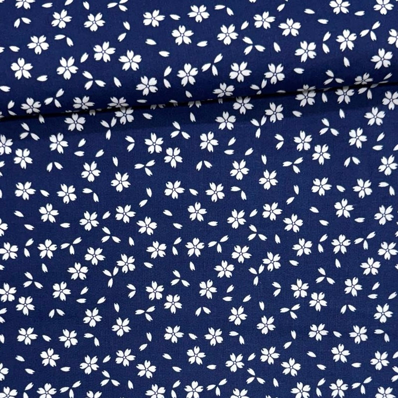 Algodón Sakura azul 1,40x1,00