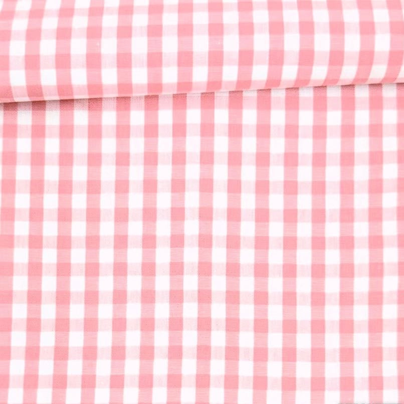 Vichy algodón rosa 1,40x1,00