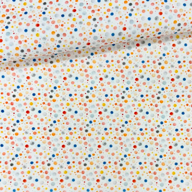 Algodón Dots colors 1,40x1,00