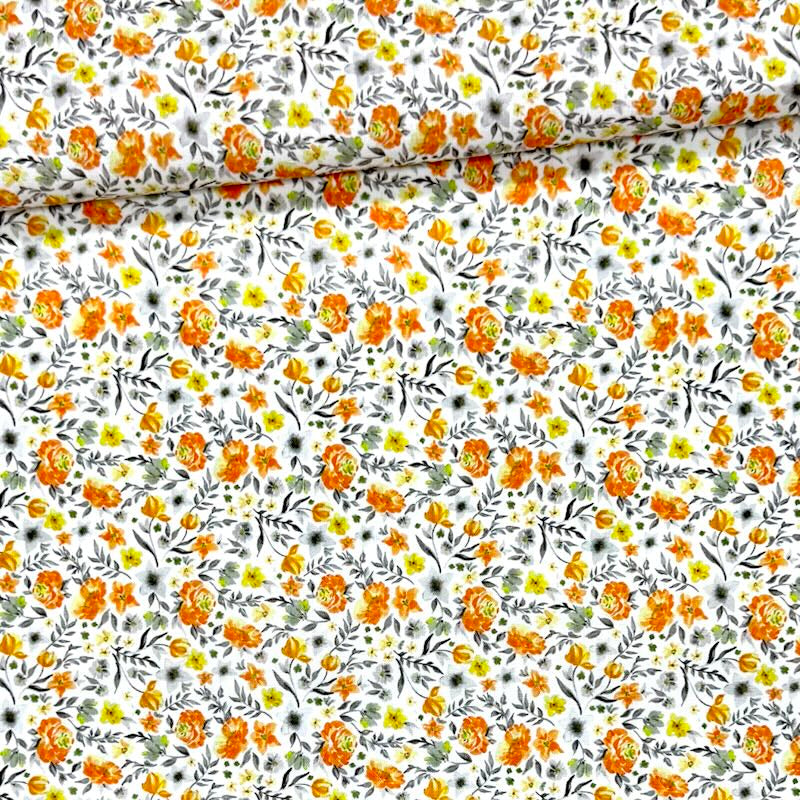 Algodón Noviembre naranja 1,40x1,00