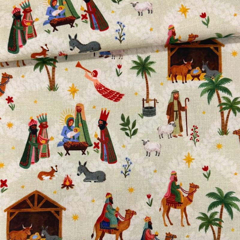 Algodón Navidad Reyes 1,40x1,00
