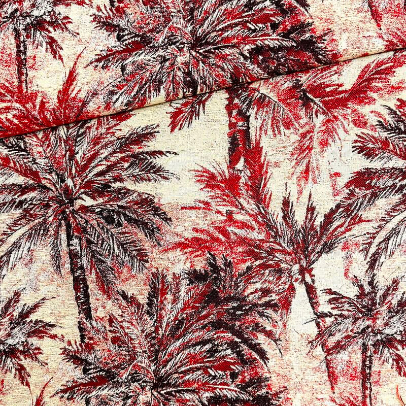 Gobelino Palmeras rojo 0,90x0,80