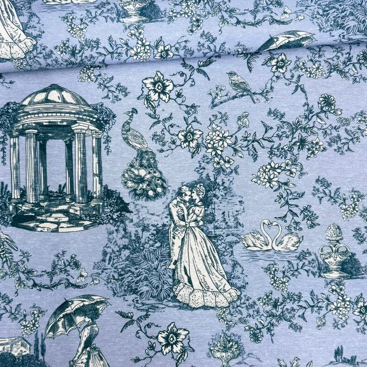 Loneta 140 Hp Romantic Blue 1,40x1,40