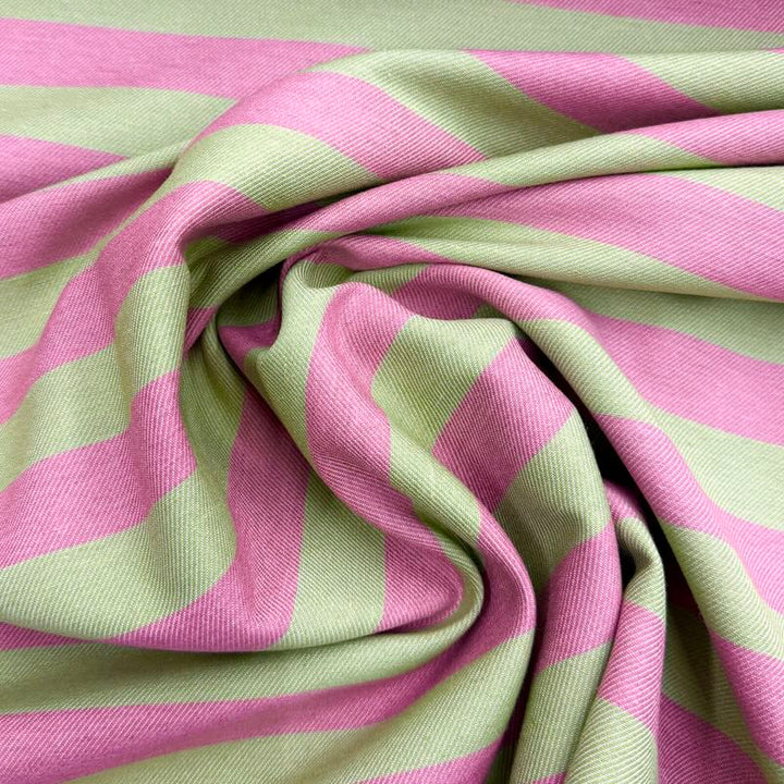 Loneta Sarga Pink Green 1,40x1,40