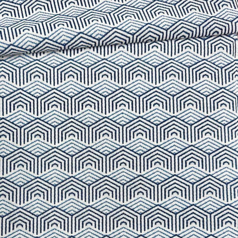 Tapicería Hexa azul 1,40x1,10