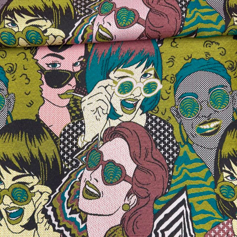 Tapicería Pin Up green 1,40x1,00