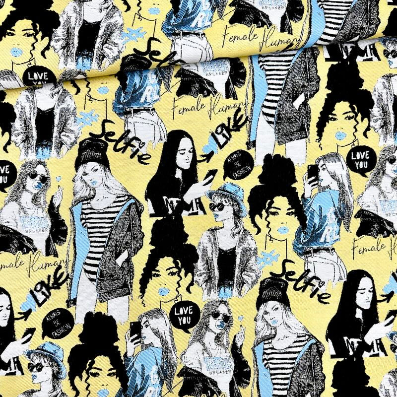 Tapicería Teen yellow 1,40x1,00